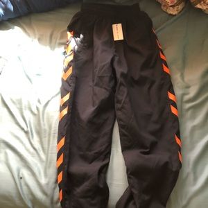424FourtwoFour Hummel black track pants size S